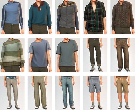 📑 Male Clothing Compilation #2 | Patreon Male Teen, Female Sims, Sims 4 Male Clothes, Male Clothes, Packing Clothes, Male Clothing, Sims 4 Dresses, Sims 4 Cas, Punk Outfits