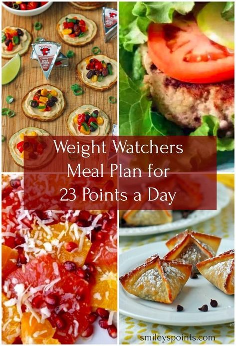 Check out these free meal plans for Weight Watchers to help you stay on track and to help motivate you in case you've fallen off the wagon or just need some inspiration! This plan is for 23 points a day but has tips for if you need more or less in a day! Weight Watcher Point System, Weight Watchers Meal Plan, Ww Meal Plan, Low Points Weight Watchers, Weight Watchers Menu, Weight Watchers Points Plus, Weight Watchers Plan, Smoothies Vegan, Weight Watchers Meal Plans