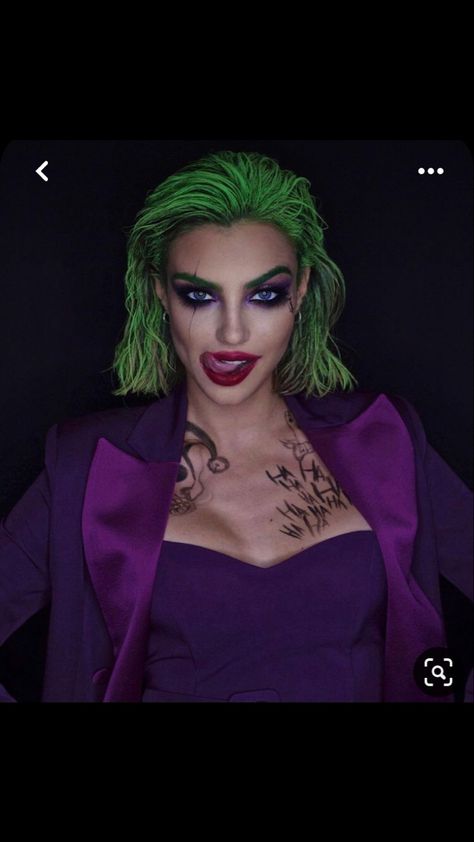 Joker Dress, Joker Halloween Makeup, Joker Halloween Costume, Joker Halloween, Joker Makeup, Joker Costume, Creepy Halloween Makeup, Cute Halloween Makeup, Couples Halloween Outfits