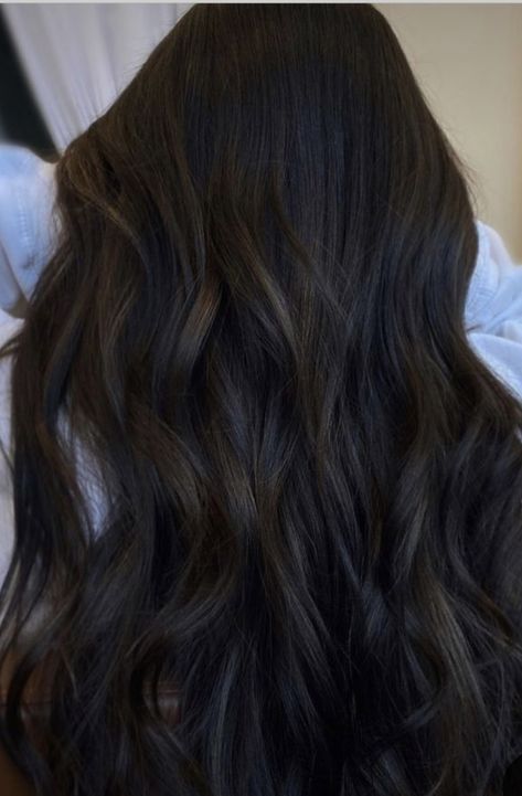 Subtle Brunette Balayage, Subtle Brunette, Espresso Hair Color, Dark Ombre Hair, Black Brown Hair, Black Hair Balayage, Dark Brunette Hair, Brown Hair Inspo, Brunette Balayage