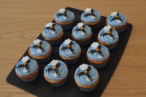 Airplane Theme Food Ideas, Airplane Cupcakes Ideas, Airplane Theme Cupcakes, Plane Cupcakes, Airplane Cupcakes, Grad Cookies, Aviation Party, Sky Diving, Disney Planes