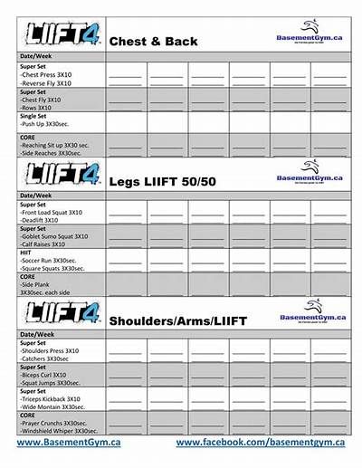 liift workout beach body workout sheet - Yahoo Search Results Body Beast Workout Sheets, P90x Workout Sheets, P90x Workout, Chest And Back Workout, Workout Sheets, Workout Template, Body Beast, Workout List, Beachbody Workouts