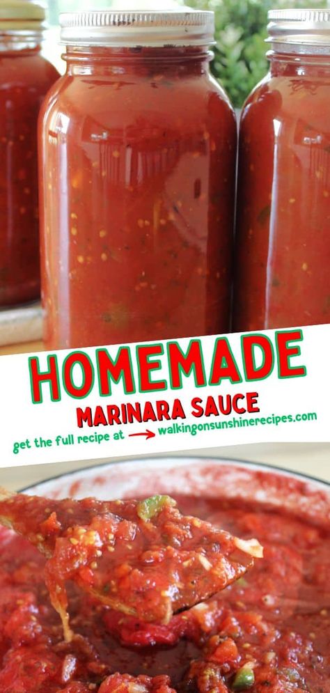 Marinera Sauce Recipe, Pasta Sauce Canning Recipe, Canning Pasta Sauce, Freeze Veggies, Canning Marinara Sauce, Fresh Tomato Marinara Sauce, Preserve Recipes, Best Marinara Sauce, Canning Tomatoes Recipes