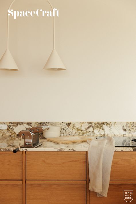 American Oak enhances this kitchen, complete with fully integrated appliances and STS Patagonia stone countertops and backsplash 🤩 Patagonia Stone Kitchen, Scandi Backsplash, American Oak Kitchen, Downdraft Cooktop, Joinery Projects, Countertops And Backsplash, Scandi Kitchen, Modern Minimalist Kitchen, Autumn Street