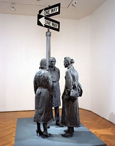 George Segal - WikiArt.org Starsza Pani, Property Fence, Hitesh Durgani, Plaster Projects, American Pop Art, Line Sculpture, Signs Traffic, James Graham, George Segal