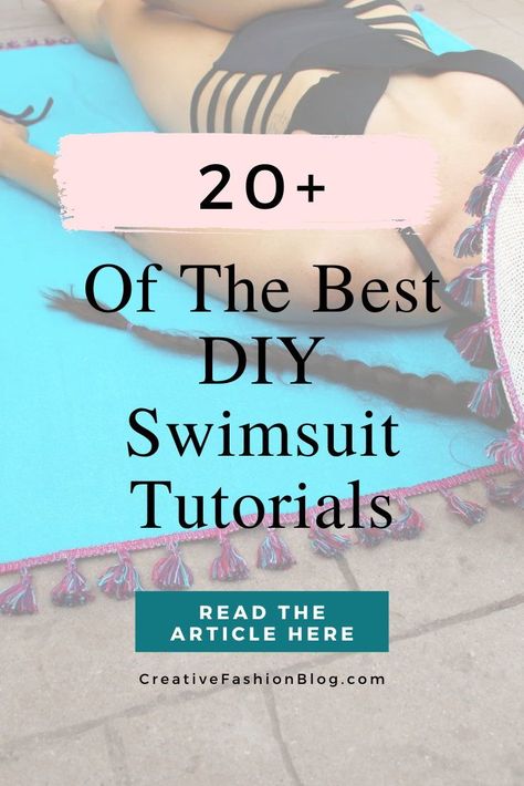 Warmer weather has finally arrived, and its time to get to the outdoors! One of the best parts of summer fun is feeling good in your summer wear. One of the most challenging things? Finding one that fits you! The best way to find one is actually to make one! Here are the best Pinterest swimsuit Tutorials you can find on how to make your own swimwear. Diy Bathing Suit, Diy Swimwear, Diy Swimsuit, Diy Tulle, Old Bras, Swimwear Pattern, About Friendship, Tshirt Refashion, Swimsuit Pattern