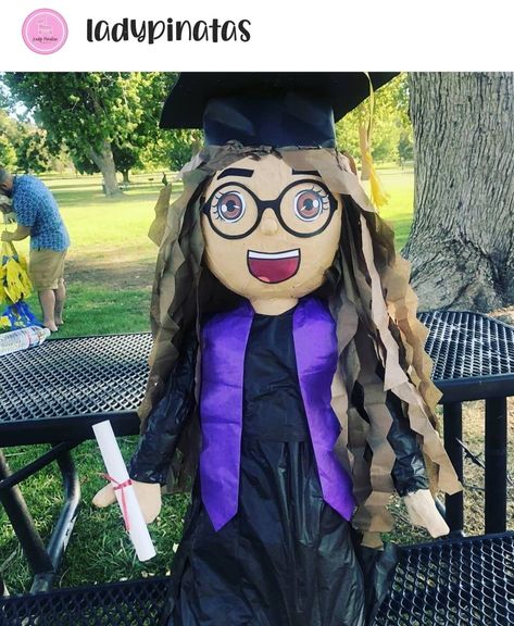 Graduation Piñata, Graduation Pinata, Graduation Party Diy, Diy Graduation, Graduation Diy, Party Diy, Grad Party, Grad Parties, Diy Party