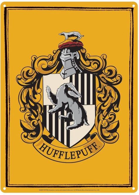 Posters Harry Potter, Hufflepuff Wallpaper, Poster Harry Potter, Harry Potter Logo, Hufflepuff Aesthetic, Gryffindor Crest, Harry Potter Wall, Harry Potter Background, Harry Potter Poster