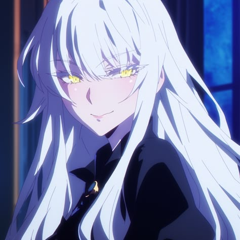 Vanitas X Yn, White Hair Yellow Eyes, Anime Purple Hair, Long White Hair, Oc Manga, Vanitas No Carte, Anime Black Hair, Evil Anime, Creative Profile Picture