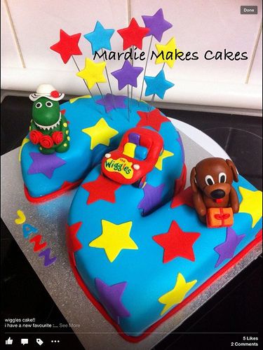 The Wiggles Birthday Cake, Wiggles Birthday Party, Wiggles Cake, Wiggles Birthday, 2 Cake, Second Birthday Ideas, 2 Birthday Cake, Number Cake, The Wiggles