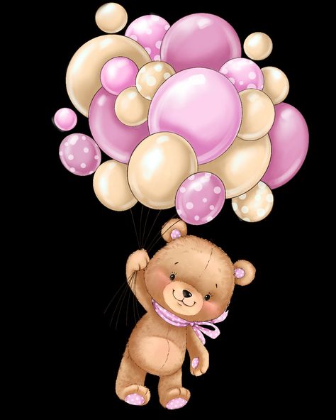 Birthday Shirt Design, Teddy Bear Cartoon, Teddy Bear Theme, Teddy Bear Birthday, Balloon Pictures, Disney Princess Artwork, Bridal Gift Wrapping Ideas, Diy Wedding Backdrop, Gender Party