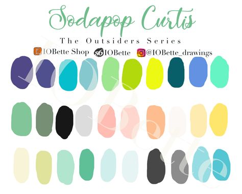 Color Palette: The Outsiders Series Abandoned Church Bob’s Rings Cherry Valance Dallas Winston Darry Greasers Johnny Cade Pony boy Curtis (shown) Sodapop Curtis Socs Stay Gold Two-Bit Soda Pop Color Palette, The Outsiders Color Palette, Pony Boy Curtis, Cherry Valance, Sodapop Curtis, Pony Boy, Johnny Cade, Dallas Winston, Bob S