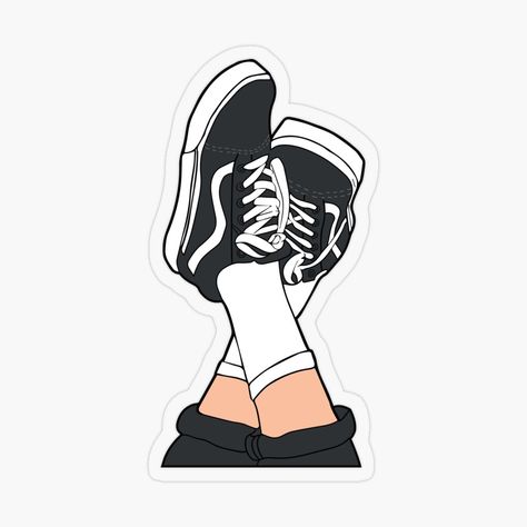 Cute Black Stickers Printable, Nike Stickers Aesthetic, Nike Shoes Stickers, Shoes Stickers Printable, Vans Stickers Printable, Skate Stickers Aesthetic, Shoes Stickers, Sneaker Sticker, Circuit Stickers