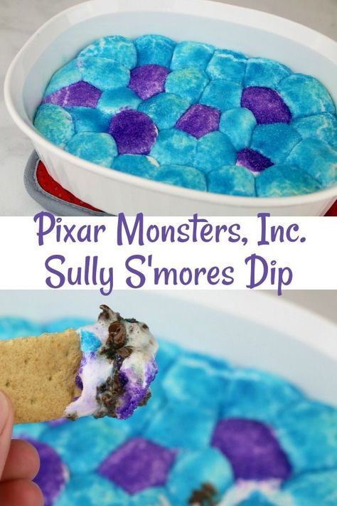 Monsters Inc Recipes, Monsters University Dinner And A Movie, Monsters University Movie Night, Monster House Themed Dinner, Monsters Inc Birthday Party Food, Monster Inc Desserts, Monsters Inc Activities For Kids, Monsters Inc Snacks, Monsters Inc Party Food Ideas