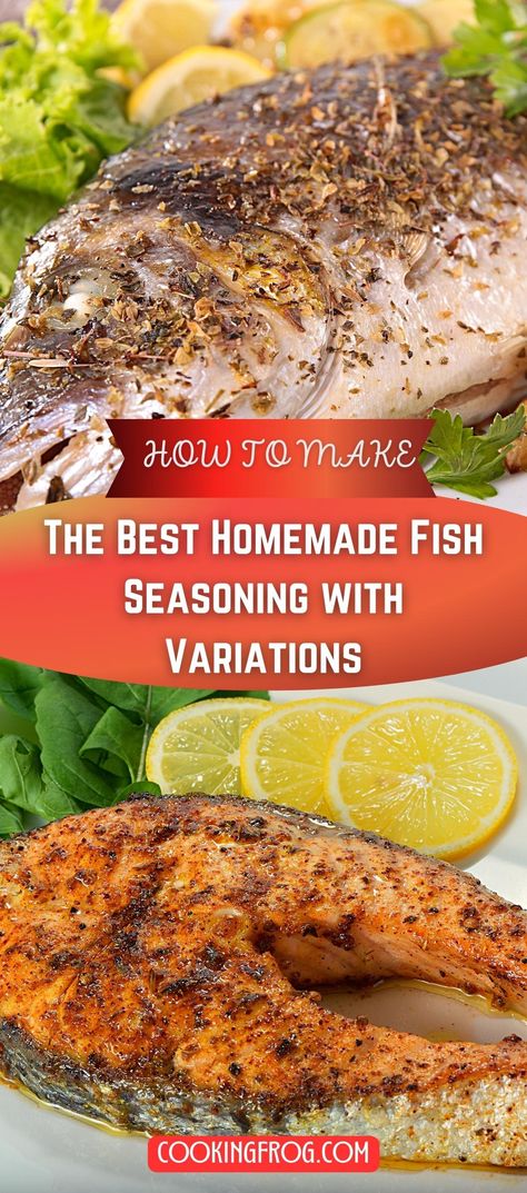 Uncover the art of flawless fish seasoning with our detailed guide. Go above the ordinary fish seasonings and into a realm where spices transform every fillet into a gourmet masterpiece. Picture the peaceful waves of the Caribbean, the fragrance of freshly grilled fish flowing through the air, and the symphony of spices that dance on your plate. Dive into this fish seasoning guide. Best Fish Seasoning, Homemade Fish Seasoning, Diy Fish Fry Seasoning, Fish Rubs Seasoning, Fish Spices Seasoning Mixes, Fish Seasoning Spices, Seafood Seasoning Recipe, Seasoning Guide, Fish Seasoning Recipe