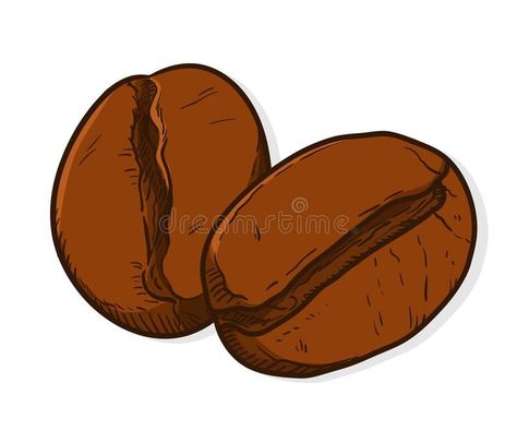 Coffee Beans royalty free illustration Hand Drawn Vector Illustrations, Free Illustration, Hand Drawn Vector, Coffee Bean, Free Illustrations, Coffee Beans, Art Journal, Stock Illustration, Hand Drawn