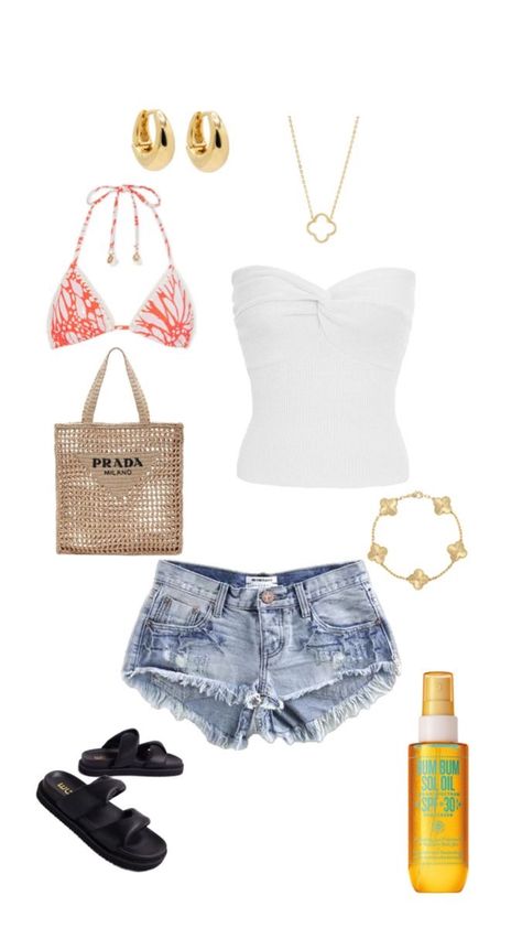 Beach Day, Summer Outfits, Ootd, Sandals, Outfit Inspo, White