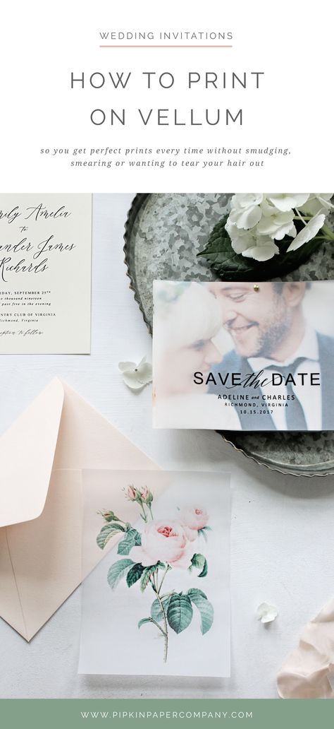 How to print on vellum, vellum wedding invitations, diy wedding invitations Wedding Invitation Kits, Handmade Wedding Invitations, Invitations Diy, Invitation Kits, Beach Wedding Invitations, Destination Wedding Invitations, Invitation Wording, Date Cards, Wedding Card Design