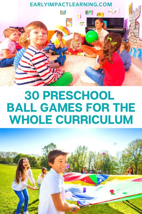 Games involving balls are excellent for developing physical development, as well as being a perfect vehicle for all sorts of cooperation and friendship games. Here are 30 cool preschool ball games for kids across the whole curriculum. #ballgames #ballactivities #preschool #preschoolgames #physicaldevelopment #physicaleducation #ballgamesforkids Friendship Games For Kids, Ball Games For Kids, Physical Activities For Preschoolers, Social Skills For Kids, Friendship Games, Ball Games, Preschool Music, Kindergarten Games, Games Kids