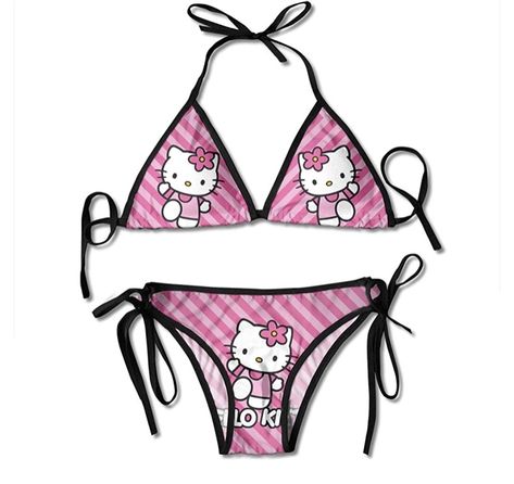 2000s Bikinis, Playboy Outfits, Silly Clothes, Kitty Clothes, Hello Kitty Clothes, Cute Bathing Suits, Illustration Fashion Design, Kawaii Clothes, Beach Babe