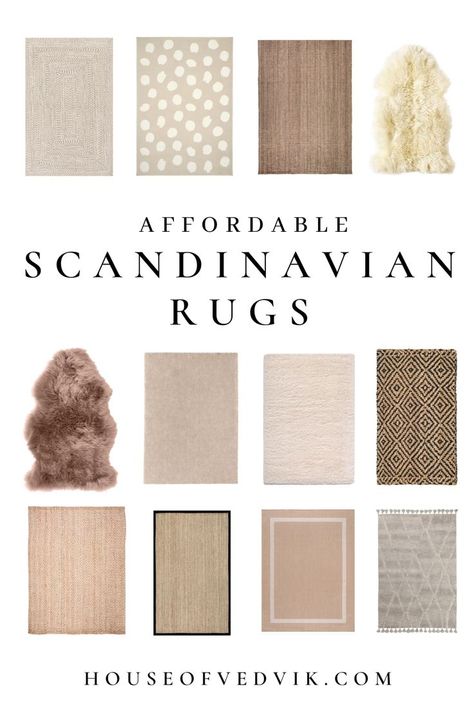 Scandinavian Rugs are well known to be easy to add to a living room. Its neutral colors, minimalist design and natural fabrics makes it an easy item to add regardless of the style. Scandinavian homes are known for being designed to be practical and simple in their design. The most common rug colors to be found in Scandinavian homes are typically white, beige, brown and grey. But it is also possible to find designs that lean more towards darker tones. Scandinavian Bungalow, Scandinavian Interior Style, Scandi Rug, Scandinavian Rugs, Nordic Rug, Southwest Home, Scandinavian Homes, Scandinavian Carpet, Scandinavian Pattern