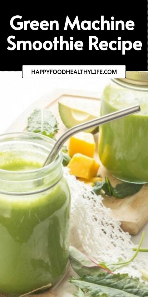 Looking for a tasty treat that's good for you too? This creamy green smoothie is perfect! Packed with spinach and bananas, it's a great way to get your veggies in. Plus, it's vegan, so everyone can enjoy it. Give this green machine smoothie recipe a try next time you need a refreshing pick-me-up. 
| Best Green Smoothie | Green Smoothie Recipes Healthy | Dairy Free Smoothies | creamy green smoothie recipes | Okra Smoothie Recipe, Veg Smoothie Recipes, Spinach And Celery Smoothie, Tasty Spinach Smoothie, Spinach Drinks Green Smoothies, Green Machine Smoothie, Green Monster Smoothie Recipe, Green Smoothie Recipes Healthy, Veggie Smoothie Recipes