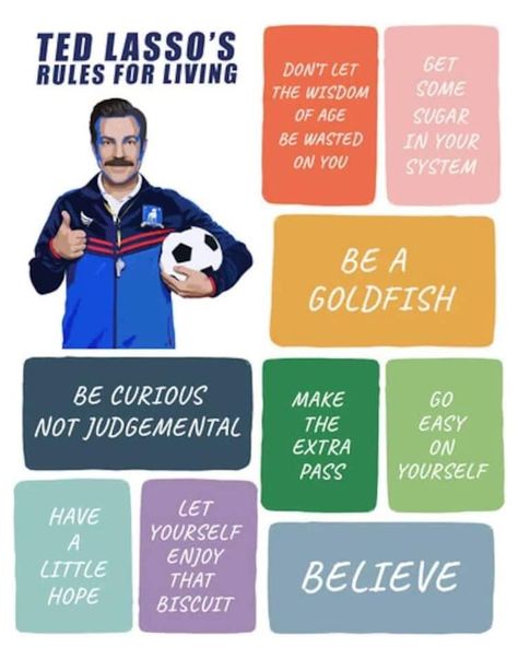 Ted Lasso Be Curious Not Judgemental, Ted Lasso Quotes Be Curious, Ted Lasso Birthday Party Ideas, Ted Lasso Leadership Quotes, Be Curious Quotes, Ted Lasso Classroom, Be Curious Not Judgemental Ted Lasso, Ted Lasso Art, Ted Lasso Wallpaper