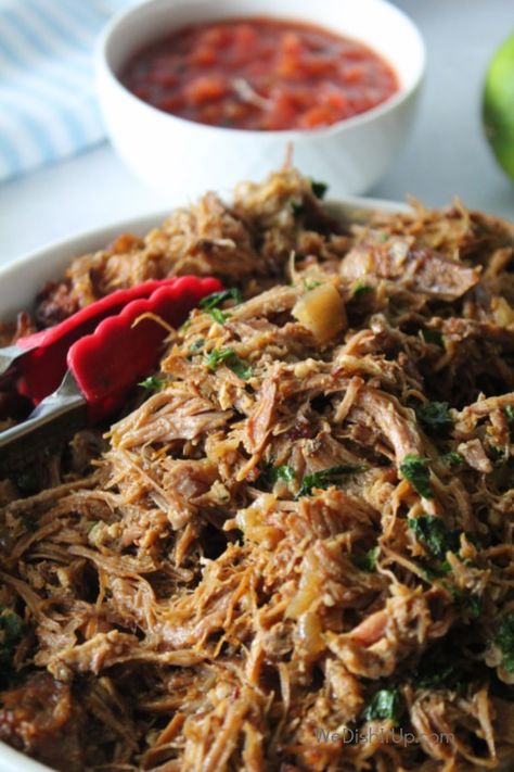 Slow Cooker Carnitas With Pork Loin, Shredded Pork Taco Recipes, Slow Cooker Shredded Pork, Shredded Pork Crockpot, Pork Stew Meat Recipes, Pork Tacos Crockpot, Crockpot Pork Carnitas, Shredded Pork Tacos, Shredded Pork Recipes