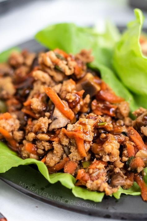 The Best Appetizers, Lettuce Wraps Recipe, Asian Chicken Lettuce Wraps, Asian Lettuce Wraps, Chicken Lettuce Wraps Recipe, Turkey Lettuce Wraps, Beef Lettuce Wraps, Thanksgiving Dinner Menu, Lettuce Wrap Recipes