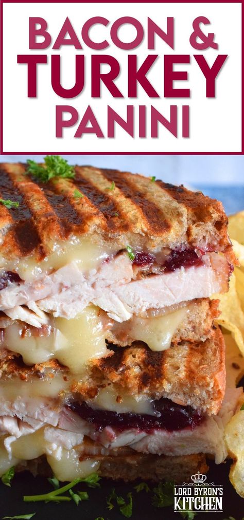 Turkey Bacon Panini Recipes, Turkey Bacon Melt, Turkey Panini Sandwiches Cranberry Sauce, Panera Smokehouse Turkey Panini Recipe, Smoked Turkey Panini, Best Bacon Sandwich, Turkey Bacon Ranch Panini, Panini Sandwiches Turkey, Turkey Bacon Panini