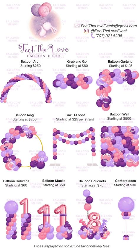 Pretty Balloons, Balloon Template, Balloon Prices, Balloon Garland Diy, Menu Designs, Diy Balloon Decorations, Balloon Arrangements, Large Balloons, Love Balloon