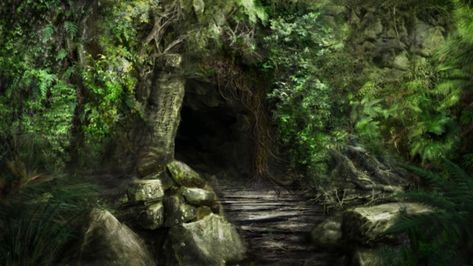 Cave Entrance, The Lost City, Rpg Map, Great King, Fantasy Forest, Fantasy Places, Beautiful Locations Nature, Little Angel, Lost City