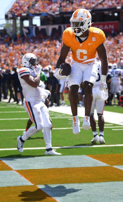 Tennessee football rolls over Virginia behind Dylan Sampson's four TDs Tennessee Vols, Tennessee Football, Big Ten, Nc State, Arizona State, Football Team, Notre Dame, The Expanse, Tennessee