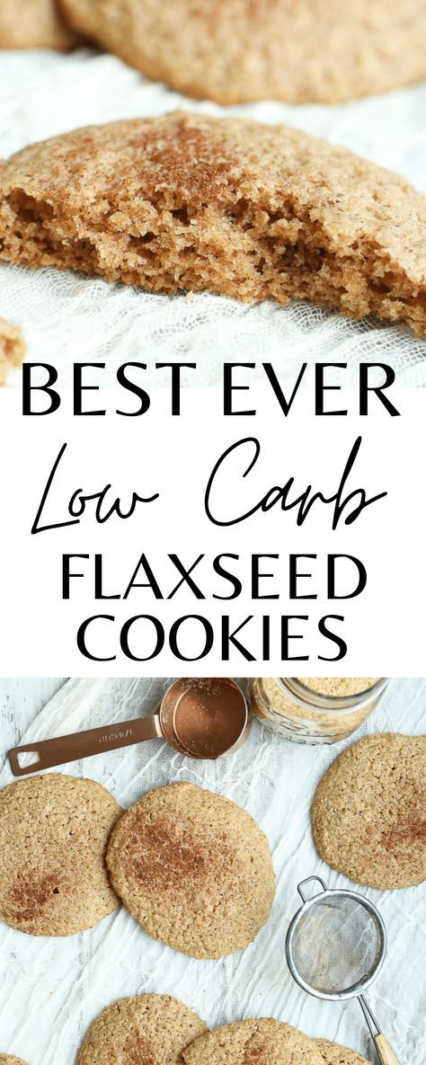 These are the BEST EVER Low Carb Cinnamon Flaxseed Cookies! This healthy cookie recipe is nutritious enough to eat for BREAKFAST!! Incredible. Cookies With Flaxseed Meal, Flaxseed Cookies, Healthy Cookie Recipe, Low Carb Protein Bars, Breastfeeding Snacks, Breakfast Cookie, Cinnamon Breakfast, Healthy Cookie, Cookies Healthy