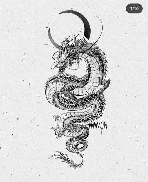 Ryujin Tattoo, Tattoo Design Wallpaper, Hand Tattoo Design, Dragon Tattoo Stencil, Dragon Tattoo Sketch, Dragon Tattoos For Men, Dragon Tattoo Art, Chinese Dragon Tattoos, Japanese Dragon Tattoo