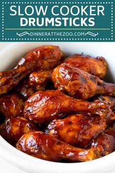 Crock Pot Chicken Drumsticks, Chicken Drumstick Recipes Crockpot, Slow Cooker Chicken Drumsticks, Bbq Chicken Drumsticks, Chicken Drumsticks Recipe, Drumsticks Recipe, Slow Cooker Bbq Chicken, Bbq Chicken Crockpot, Chicken Leg Recipes