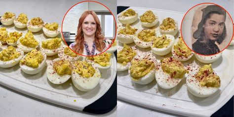 I made Ree Drummond's deviled eggs, but my grandmother's 5-step recipe with Dijon mustard and sandwich spread has the Pioneer Woman beat Beef Shank Recipe, Deviled Egg Recipe, Ree Drummond Recipes, Appetizers For A Crowd, Greek Yogurt Recipes, Sandwich Spread, Egg Recipe, Deviled Eggs Recipe, Deviled Egg