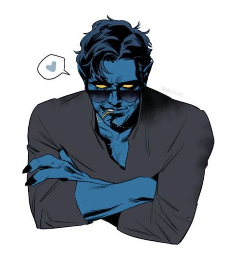 Nightcrawler Art, Nightcrawler Marvel, Nightcrawler Comic, Nightcrawler Xmen, Kurt Wagner, Comic Book Art Style, Marvel Xmen, Marvel Characters Art, Dc Memes