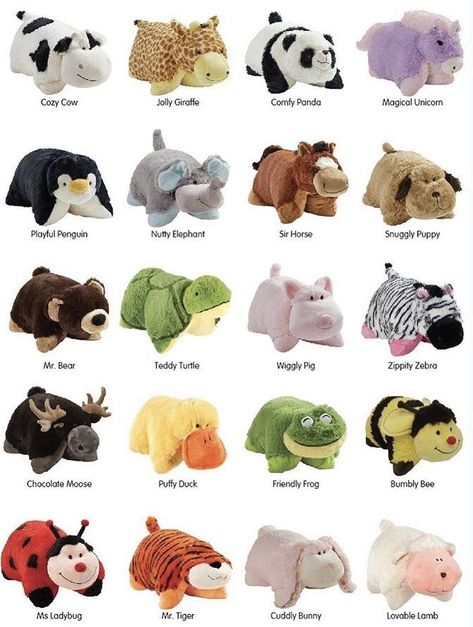 Random Wishlist, 2000s Toys, Pillow Pets, Jellycat Stuffed Animals, Bah Humbug, Sewing Stuffed Animals, Childhood Nostalgia, Cute Pillows, Cute Stuffed Animals