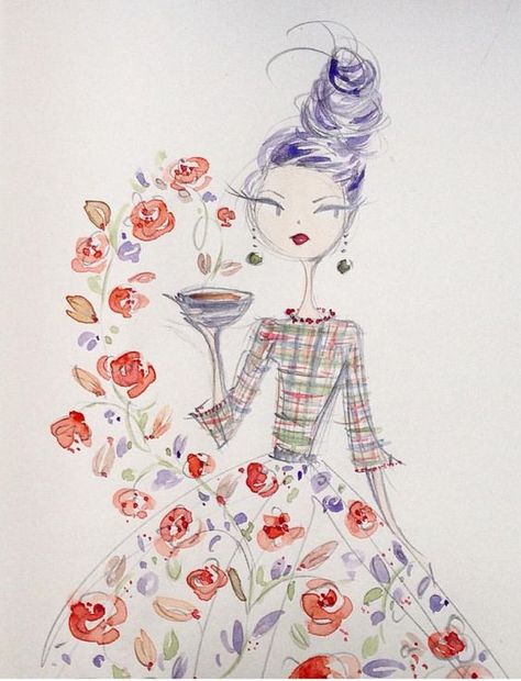 ♔ Croquis "Anne Keenan Higgins" Anne Keenan Higgins Illustrations, Anne Keenan Higgins, Art Therapy Projects, Learn Watercolor, Instagram Autumn, Graphic Poster Art, Coffee Fashion, Fashion Sketch, Fall Coffee