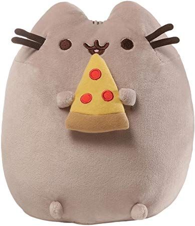 Pusheen Plush, Pusheen, Stuffed Animal, Plush Toy, Pizza, Toys, White, Pizzas