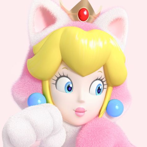 Princess Peach Icons, Princess Peach Aesthetic, Pfp Princess, Princess Peach Pfp, Peach Pfp, Princess Peach Icon, Harmonie Mario, Mario Princesses, Aesthetic Princess