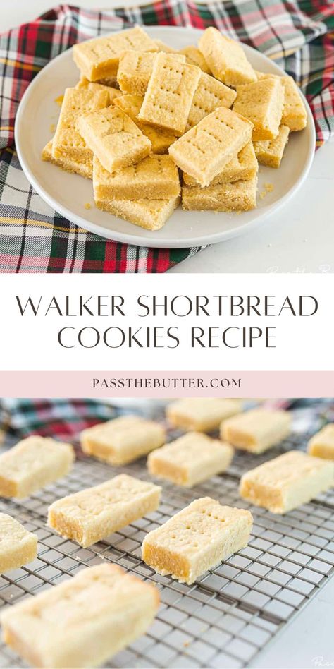 Make Walker's Scottish Shortbread cookies at home with our easy walker shortbread cookies recipe. These cookies are a simple treat from Scotland known for their buttery taste and crumbly texture. If you like Scottish shortbread cookies, you'll enjoy making these. They're great for a snack or to share with friends! Traditional Shortbread Recipe, Walkers Shortbread Cookies, Easy Shortbread Cookie Recipe, Apple Slice Recipe, Scottish Shortbread Cookies, Butter Shortbread Cookies, Shortbread Cookies Recipe, Scottish Shortbread, Walkers Shortbread