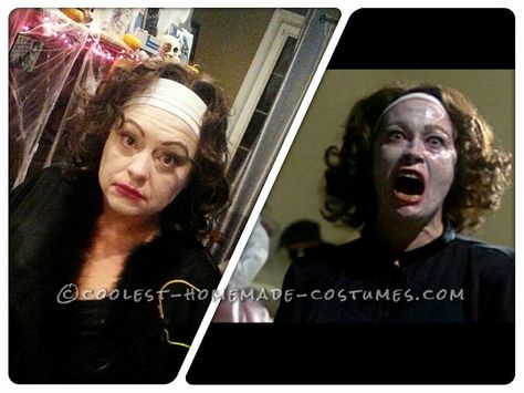 Mommie+Dearest+Costume+(No+Wire+Hangers+Ever!) Dear Halloween Costume, Elegant Nightgown, Mommie Dearest, Dear Costume, Goodwill Store, Cheap Costumes, Female Villains, Mommy Dearest, Homemade Costumes