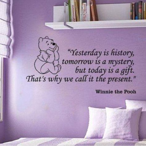 Winnie The Pooh Quotes, Vinyl Wall Quotes, Pooh Quotes, History Quotes, Vinyl Wall Art Decals, Senior Quotes, A Teddy Bear, Pooh Bear, Disney Quotes