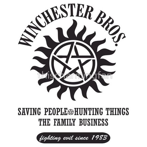 Tshirt -- SUPERNATURAL - WINCHESTER BROTHERS Sam And Dean Tattoo, Sam E Dean Winchester, Supernatural Tshirt, Supernatural Bloopers, Supernatural Tattoo, Supernatural Wallpaper, Supernatural Tv Show, Golden Trio, Supernatural Sam