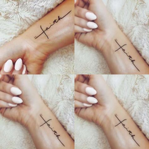 Font Tato, Wörter Tattoos, Biblical Tattoos, Christian Tattoo, Faith Tattoo, Mini Tattoo, Piercing Ideas, Word Tattoos, Trendy Tattoos