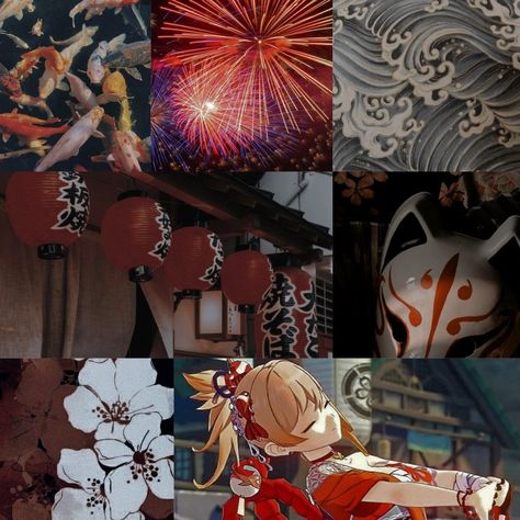 Yoimiya Modern Au, Yoimiya Core, Lumine Genshin, Instagram Theme Feed, Custom Ideas, Character Aesthetics, Instagram Theme, My Oc, The Grass