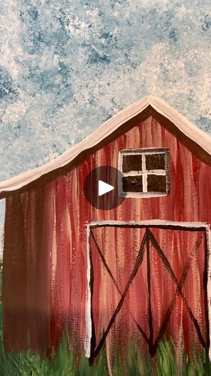 Barnyard painting tutorial 🎨 🐓🐷🐴 | Here is a beginner barnyard painting tutorial! So many people have been asking for barn scenes recently. Have fun! 🎨👩🏻‍🎨 #art #painting #tutorial #beginner | By Emily Seilhamer ArtFacebook Art Painting Tutorial, Barn Pictures, Flamingo Painting, Barn Painting, Acrylic Painting For Beginners, Spring Painting, Color Painting, Painting Tutorials, Painting Lessons