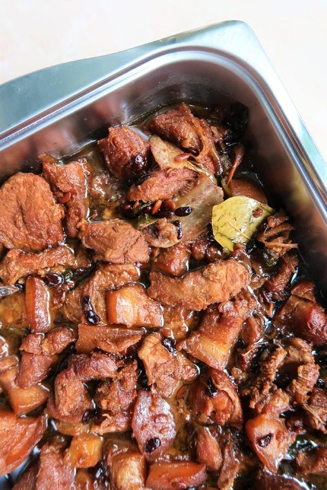 Pork Humba Recipe Humba Recipe, Pork Recipe, Braised Pork, Fried Pork, Entree Recipes, Pork Dishes, Delicious Dinner Recipes, Sweet And Savory, Pork Belly